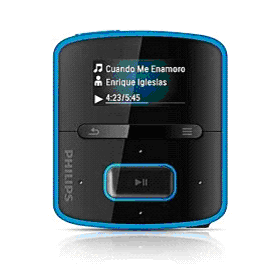 MP3 Player Philips GoGear RaGa SA3RGA04B/SA3RGA04K/SA3RGA04R